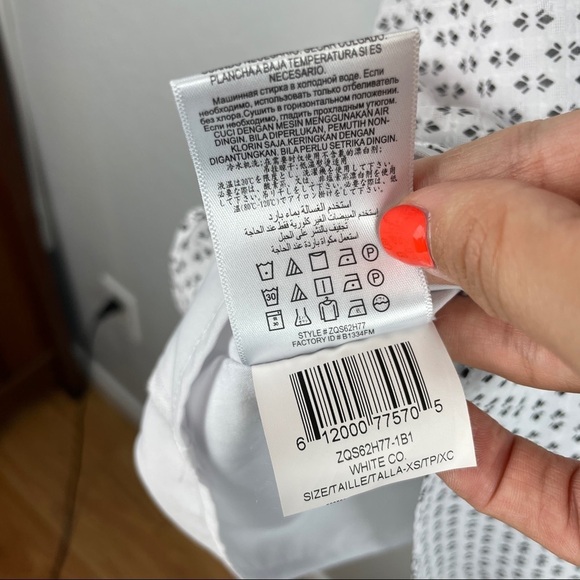 BCBGeneration‎ Cross Back Mini Dress in White Combo - Picture 7 of 8